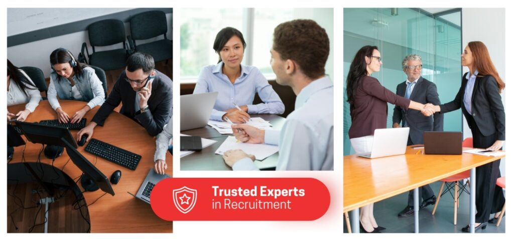 Recruitment team evaluating candidate profiles